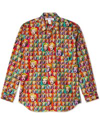 Comme des Garçons - Printed Cotton Shirt - Lyst