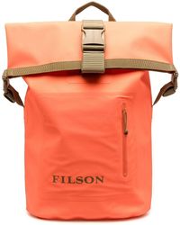 Filson Logo-print Dry Backpack - Orange