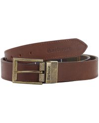 Barbour - Reversible Leather Belt - Lyst