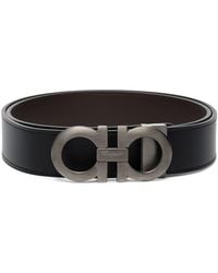 Ferragamo - Reversible Gancini Hook Belt - Lyst