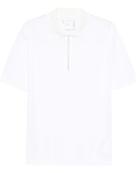 Sacai - Cotton Polo Shirt - Lyst