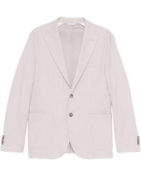 Manuel Ritz - Single-Breasted Cotton Jacket - Lyst