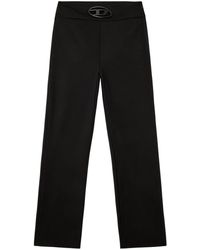 DIESEL - Wool Blend Trousers - Lyst