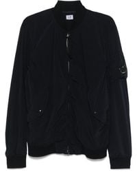 C.P. Company - Logo Bomber Jacket - Lyst