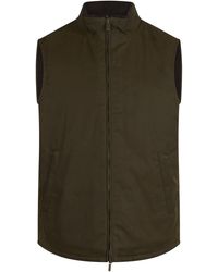 MC2 Saint Barth - Edgar Waxed Vest With Teddy Lining - Lyst