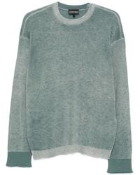 Emporio Armani - Wool Crewneck Sweater - Lyst