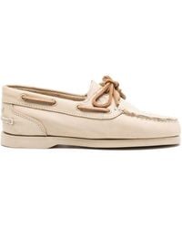 Timberland - Bow-detail Leather Boat Shoes - Lyst