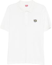 KENZO - Wild Tiger Cotton Polo Shirt - Lyst