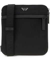 Emporio Armani - Logo Crossbody Bag - Lyst