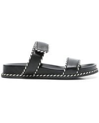 Emporio Armani - Leather Sandals - Lyst
