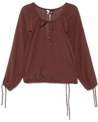 Loewe - Cotton And Silk Blend Blouse - Lyst
