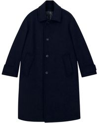 Giorgio Armani - Single-Breasted Wool And Cashmere Coat With A Notched L - Lyst
