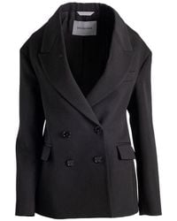 Balenciaga - Wool Double-Breasted Jacket - Lyst