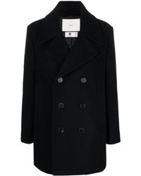DUNST - Notched-collar Double-breasted Coat - Lyst
