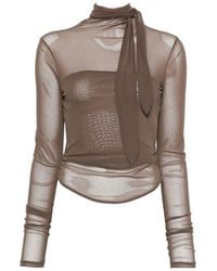 Lemaire - Ballerina Foulard Top - Lyst