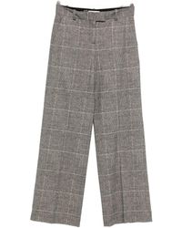Circolo 1901 - Cotton Wide-Leg Trousers - Lyst