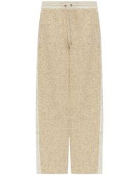 Moncler - Cotton Blend Trousers - Lyst