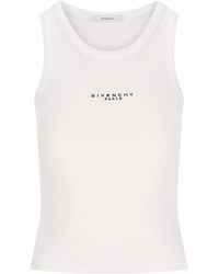 Givenchy - Logo Cotton Tank Top - Lyst