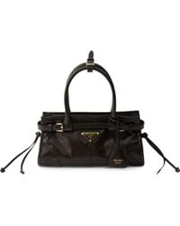 Prada - Bonnie Mini Leather Handbag - Lyst