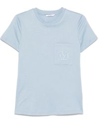 Max Mara - Logo Cotton T-Shirt - Lyst