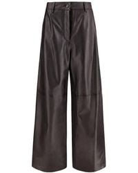 P.A.R.O.S.H. - Leather Trousers - Lyst