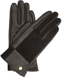 Barbour - Dunswell Leather Patchwork Gloves - Lyst