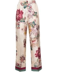 F.R.S For Restless Sleepers - Etere Silk Trousers - Lyst