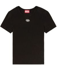 DIESEL - Logo Cotton T-Shirt - Lyst