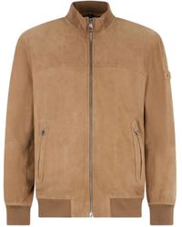 Peuterey - Leather Jacket - Lyst