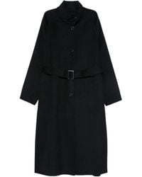 Emporio Armani - Wool Blend Coat - Lyst