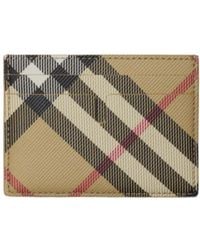 Burberry - Nova Check Card Holder - Lyst