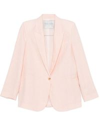 forte_forte - Linen Single-Breasted Jacket - Lyst