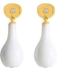TOTEME - Jade Drop Earrings - Lyst