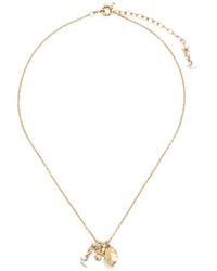 Saint Laurent - Cassandre Flower Necklace - Lyst