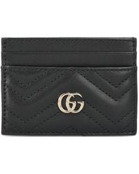 Gucci - Gg Marmont Leather Card Case - Lyst
