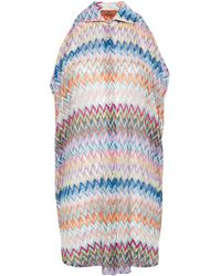 MISSONI BEACHWEAR - Zigzag Pattern Oversized Shirt - Lyst