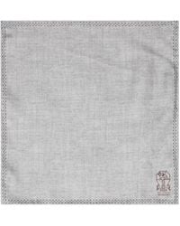 Brunello Cucinelli - Silk Pocket-Handkerchief - Lyst