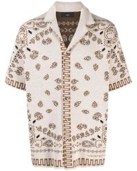 Alanui - Bandana Print Cotton Shirt - Lyst