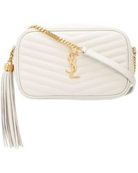 ysl camera bag white