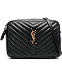 Saint Laurent - Lou Quilted Leather Cross-body Bag - Lyst