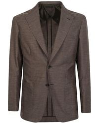Brioni - Wool And Silk Single-Breasted Jacket - Lyst