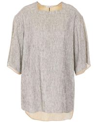 The Row - Hamza Linen Blouse - Lyst
