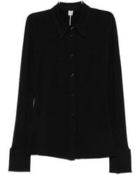 TOTEME - Slim Solid Shirt - Lyst