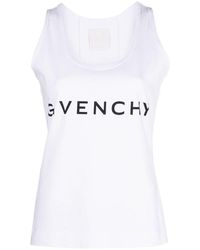 Givenchy - Logo Cotton Tank Top - Lyst
