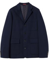 Gucci - Single-Breasted Cotton Jersey Jacket - Lyst