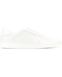 Saint Laurent - Court Classic Sl/10 Perforated Sneakers - Lyst