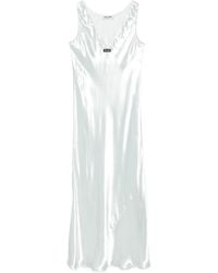 Miu Miu - V-Necked Long Dress - Lyst
