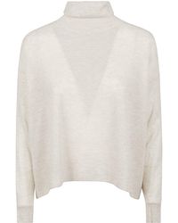 C.t. Plage - Cashmere High-Neck Sweater - Lyst