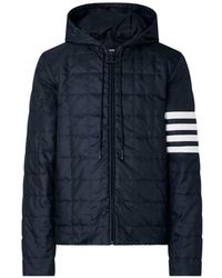 Thom Browne - Dark Quilted Hood Jacket - Lyst