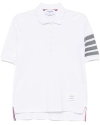 Thom Browne - 4Bar Cotton Polo Shirt - Lyst